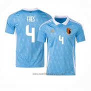 Camiseta Belgica Jugador Faes 2ª Equipacion del 2024