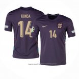 Camiseta Inglaterra Jugador Konsa 2ª Equipacion del 2024