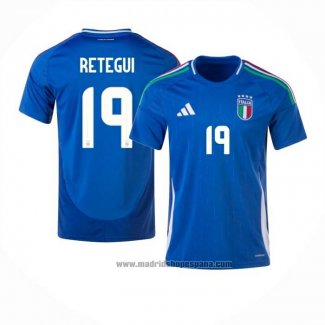 Camiseta Italia Jugador Retegui 1ª Equipacion del 2024-2025