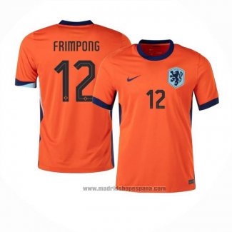 Camiseta Paises Bajos Jugador Frimpong 1ª Equipacion del 2024-2025