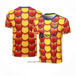 Camiseta de Entrenamiento Barcelona 2024-2025 Amarillo