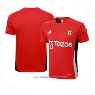 Camiseta de Entrenamiento Manchester United 2024-2025 Rojo