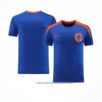 Camiseta de Entrenamiento Paises Bajos 2024-2025 Azul