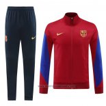 Chandal de Chaqueta del Barcelona 2024-2025 Rojo