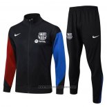 Chandal de Chaqueta del Barcelona Nino 2024-2025 Negro