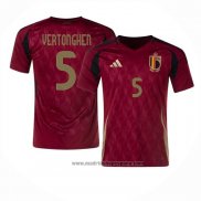 Camiseta Belgica Jugador Vertonghen 1ª Equipacion del 2024