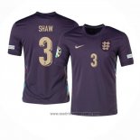 Camiseta Inglaterra Jugador Shaw 2ª Equipacion del 2024