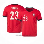 Camiseta Portugal Jugador Vitinha 1ª Equipacion del 2024