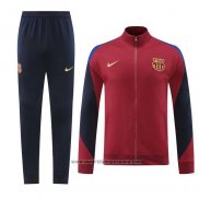 Chandal de Chaqueta del Barcelona 202024-2025 Rojo