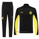 Chandal de Chaqueta del Borussia Dortmund 2024-2025 Negro