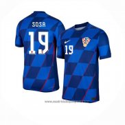 Camiseta Croacia Jugador Sosa 2ª Equipacion del 2024