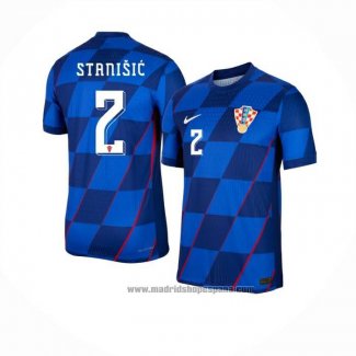 Camiseta Croacia Jugador Stanisic 2ª Equipacion del 2024