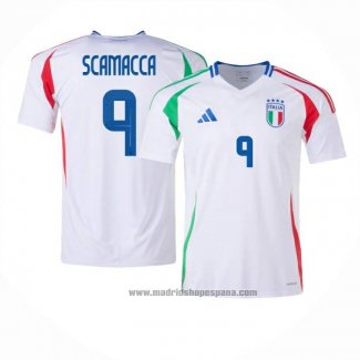 Camiseta Italia Jugador Scamacca 2ª Equipacion del 2024-2025