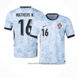 Camiseta Portugal Jugador Matheus N. 2ª Equipacion del 2024