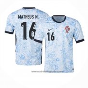 Camiseta Portugal Jugador Matheus N. 2ª Equipacion del 2024