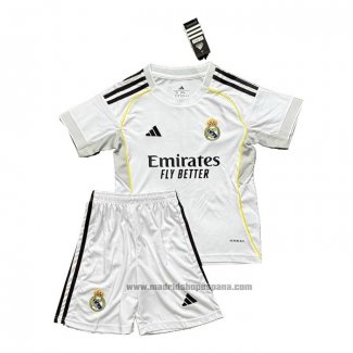 Camiseta Real Madrid 1ª Equipacion del Nino 2025-2026