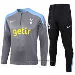 Chandal de Sudadera del Tottenham Hotspur 2024-2025 Gris