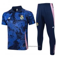 Conjunto Polo del Real Madrid Dragon 2024-2025 Azul