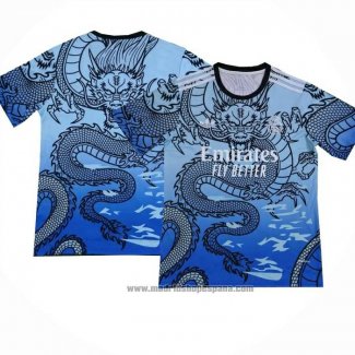 Tailandia Camiseta Real Madrid Dragon 202024-2025 Azul