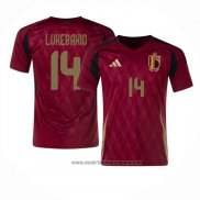 Camiseta Belgica Jugador Lukebakio 1ª Equipacion del 2024