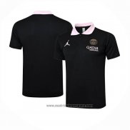 Camiseta Polo del Paris Saint-Germain Jordan 2024-2025 Negro