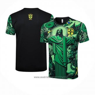 Camiseta de Entrenamiento Brasil Jesus 2024-2025 Verde