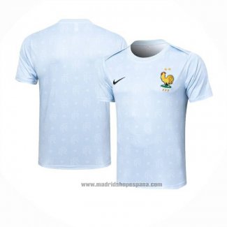 Camiseta de Entrenamiento Francia 202024-2025 Azul Claro