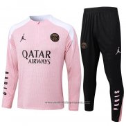 Chandal de Sudadera del Paris Saint-Germain Jordan Nino 2024-2025 Rosa