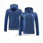 Chaqueta con Capucha del Inter Milan 2024-2025 Azul