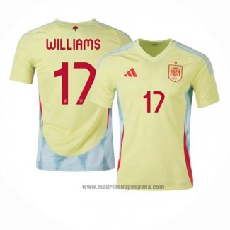 Camiseta Espana Jugador Williams 2ª Equipacion del 2024