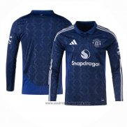 Camiseta Manchester United 2ª Equipacion del Manga Larga 2024-2025