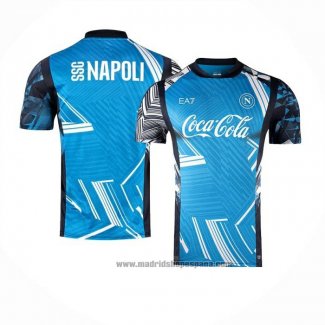 Camiseta Pre Partido del Napoli 2024 Azul