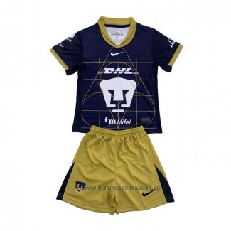 Camiseta Pumas UNAM 2ª Equipacion del Nino 2024-2025