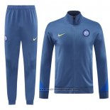 Chandal de Chaqueta del Inter Milan 202024-2025 Azul