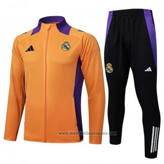 Chandal de Chaqueta del Real Madrid 2024-2025 Naranja