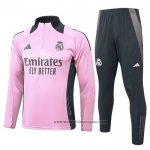 Chandal de Sudadera del Real Madrid Nino 2024-2025 Rosa