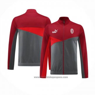 Chaqueta del AC Milan 2024-2025 Rojo Gris