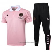 Conjunto Polo del Paris Saint-Germain Jordan 2024-2025 Rosa