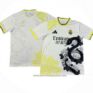 Tailandia Camiseta Real Madrid Special 2024-2025 Blanco Amarillo