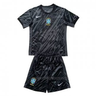 Camiseta Brasil Portero 2ª Equipacion del Nino 2024