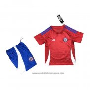 Camiseta Chile 1ª Equipacion del Nino 2024