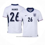 Camiseta Inglaterra Jugador Mainoo 1ª Equipacion del 2024