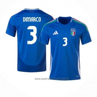 Camiseta Italia Jugador Dimarco 1ª Equipacion del 2024-2025