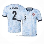 Camiseta Portugal Jugador N.Semedo 2ª Equipacion del 2024