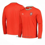 Camiseta Portugal 1ª Equipacion del Manga Larga 2025