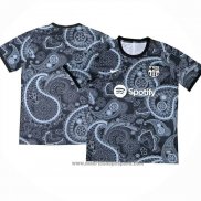 Camiseta Pre Partido del Barcelona 2024 Negro