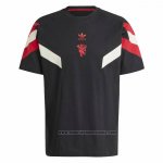 Camiseta Pre Partido del Manchester United 2024 Negro