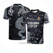 Camiseta de Entrenamiento Real Madrid Dragon 202024-2025 Negro