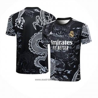 Camiseta de Entrenamiento Real Madrid Dragon 2024-2025 Negro