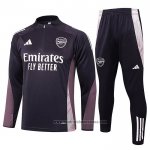 Chandal de Sudadera del Arsenal Nino 2024-2025 Gris Oscuro